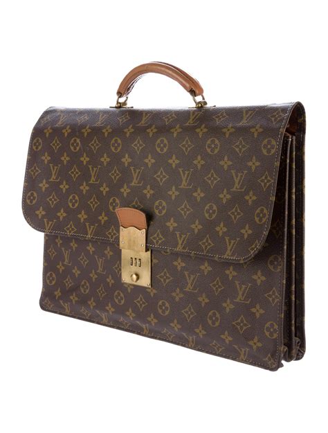 vintage lv briefcase|old fashioned briefcase.